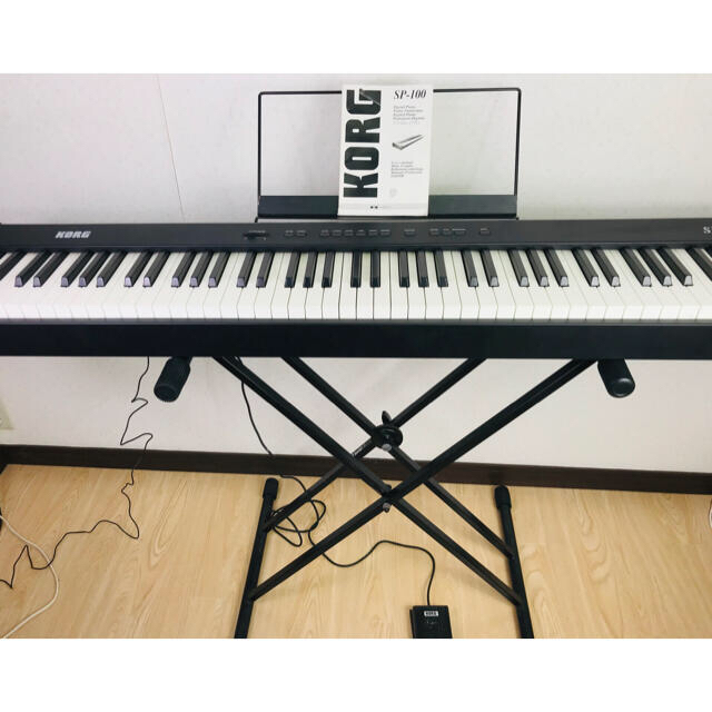 KORG(コルグ)のKORG SP-100 コルグ　88鍵盤　デジタルピアノ　キーボード 楽器の鍵盤楽器(電子ピアノ)の商品写真