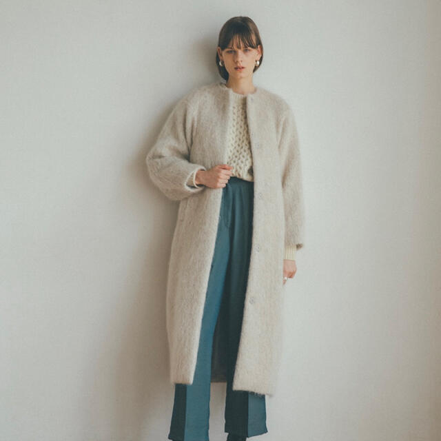 人気の雑貨がズラリ! 【新品】CLANE MIX COAT SHAGGY COLOR ロング