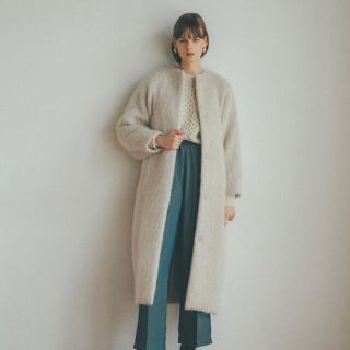 【新品】CLANE MIX COLOR SHAGGY COAT (ロングコート)