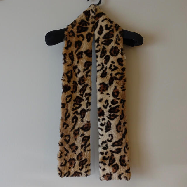 Casselini(キャセリーニ)のレオパード 豹柄 パンサー ファーマフラー レディースのファッション小物(マフラー/ショール)の商品写真