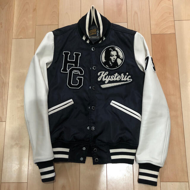 未使用】HYSTERIC GLAMOUR 袖レザー スタジャン | labiela.com