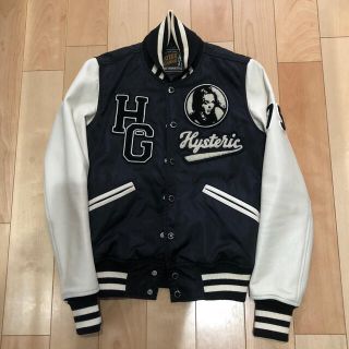 ヒステリックグラマー(HYSTERIC GLAMOUR)のHYSTERIC GLAMOUR 0151AB06 袖レザースタジャン (スタジャン)