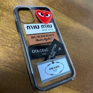 コムデギャルソン(COMME des GARCONS)の値下げ！iPhoneケース　ブランドロゴ(iPhoneケース)