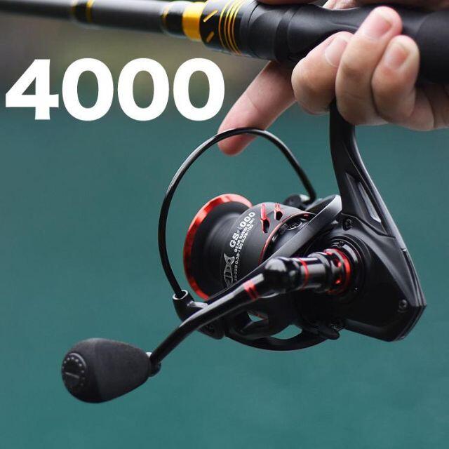 YU63 スピニングリール 釣りリール 釣りギャップなしリール 4000