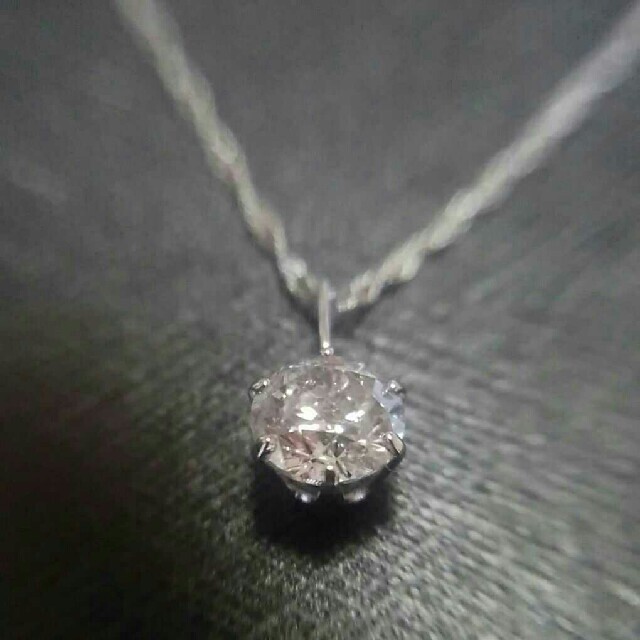 pt850/pt900 0.3ct 一粒ダイヤモンドネックレス