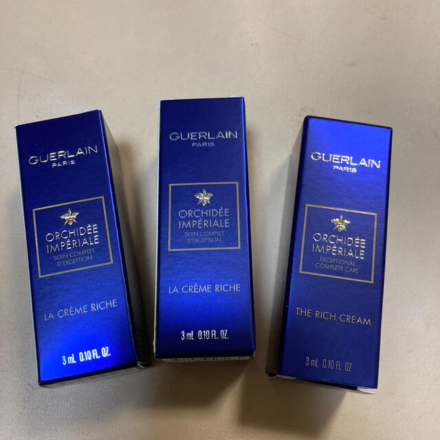 GUERLAIN(ゲラン)のゲラン　オーキデアンペリアル　ザリッチクリーム　3点　サンプル コスメ/美容のスキンケア/基礎化粧品(フェイスクリーム)の商品写真