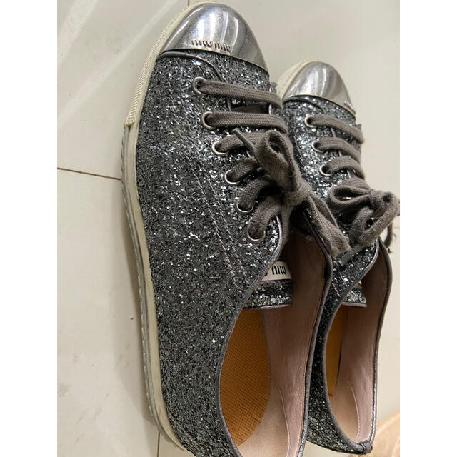 ミュウミュウ miumiu シューズ スニーカー グリッター ミュウミュウ miumiu シューズ スニーカー グリッター