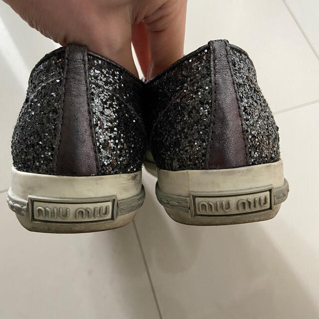ミュウミュウ miumiu シューズ スニーカー グリッター ミュウミュウ miumiu シューズ スニーカー グリッター