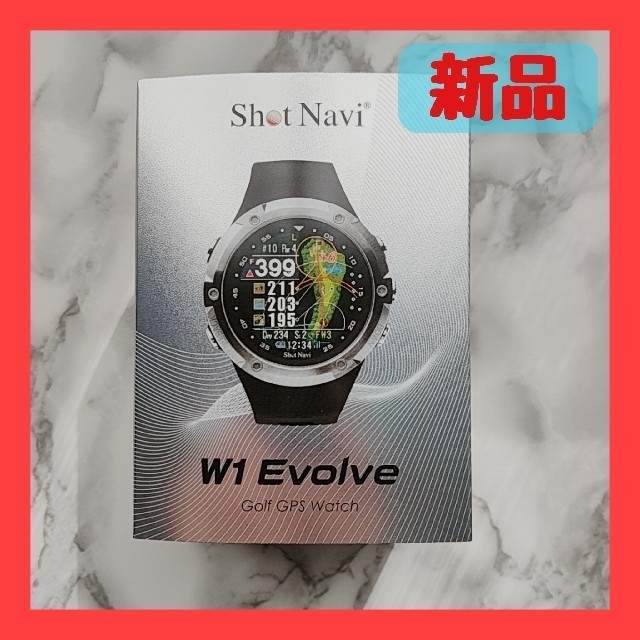 新品 ショットナビ エボルブ W1 Evolve BK (SN-EV-B)