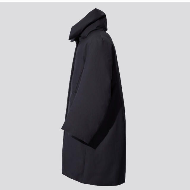 Jil Sander(ジルサンダー)のハイブリッドダウンコート　ネイビー　ジルサンダーコラボ　UNIQLO レディースのジャケット/アウター(ダウンジャケット)の商品写真