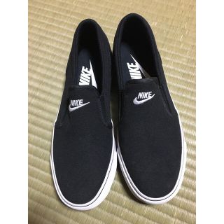 ナイキ(NIKE)のNIKE 24センチ　スリッポン　ブラック(スリッポン/モカシン)