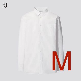 ユニクロ(UNIQLO)のユニクロ ジルサンダー +J スーピマコットンレギュラーフィットシャツ 白M(シャツ)