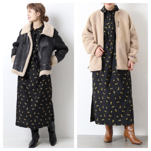 Spick & Span(スピックアンドスパン)の11/27まで！【SECOND FEMALE】EIMY FLOWER DRESS レディースのワンピース(ロングワンピース/マキシワンピース)の商品写真