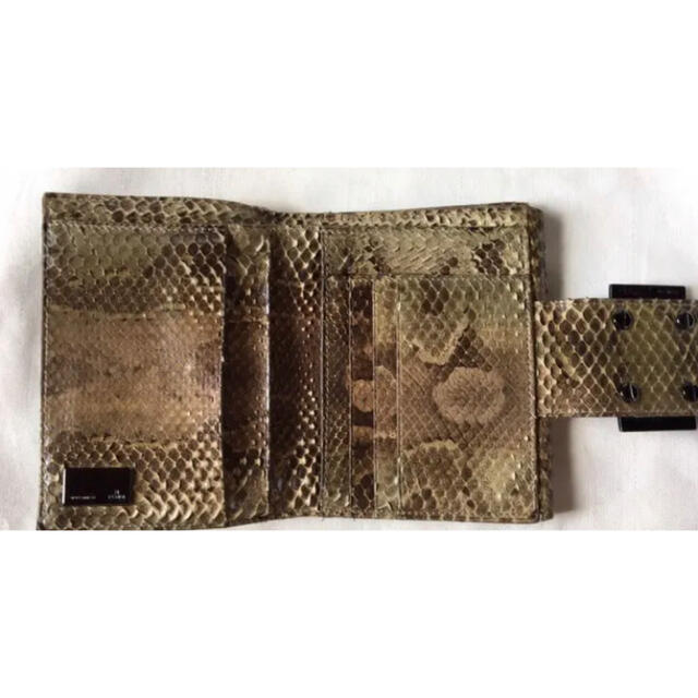 FENDI(フェンディ)のFENDI パイソン　　折り財布 レディースのファッション小物(財布)の商品写真
