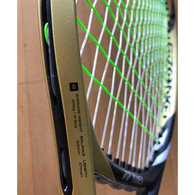YONEX(ヨネックス)の美品YONEX テニスラケットE zone98ゴールドバージョンG2 スポーツ/アウトドアのテニス(ラケット)の商品写真