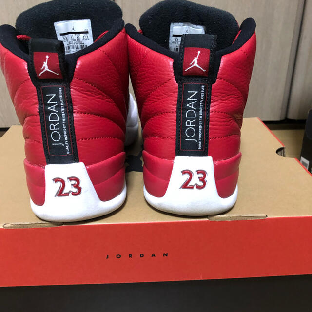 NIKE(ナイキ)のAIR JORDAN 12 RETRO GYM RED/WHITE-BLACK メンズの靴/シューズ(スニーカー)の商品写真