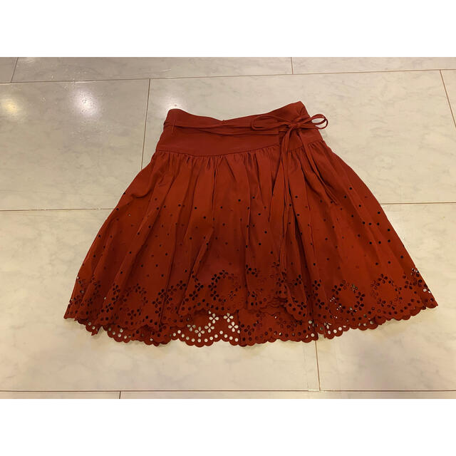 SNIDEL(スナイデル)のフラワー水玉巻きスカート レディースのスカート(ミニスカート)の商品写真
