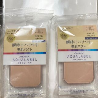 アクアレーベル(AQUALABEL)の新品未開封 アクアレーベル AQUALABEL ハリつや美肌パクト オークル10(ファンデーション)