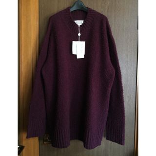 マルタンマルジェラ(Maison Martin Margiela)のS新品 メゾン マルジェラ オーバーサイズ デストロイ ロング ニット メンズ(ニット/セーター)