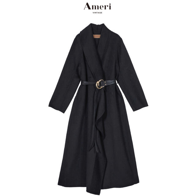 新品未使用○ameri vintage フリルカラーコート