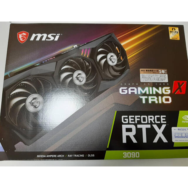 MSI GeForce RTX 3090 GAMING X TRIO 24G スマホ/家電/カメラのPC/タブレット(PCパーツ)の商品写真