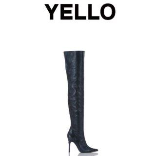 YELLO パイソン ストーンロゴ LONG BOOTS ロングブーツ