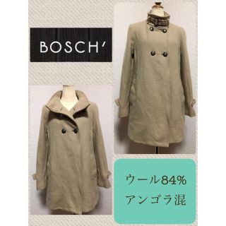 ボッシュ(BOSCH)のBOSCH ボッシュ　アンゴラ混ベージュコート(ロングコート)