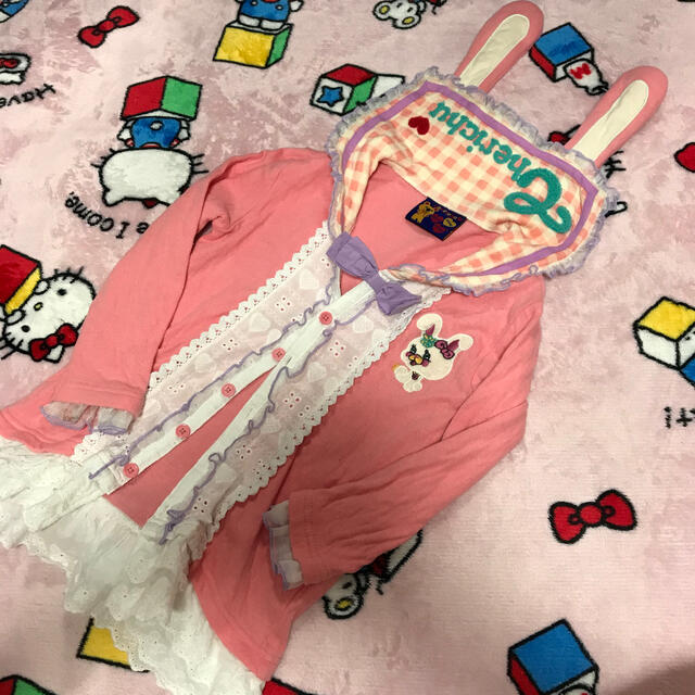 GrandGround(グラグラ)のチェリッチュ カーデ 110 キッズ/ベビー/マタニティのキッズ服女の子用(90cm~)(Tシャツ/カットソー)の商品写真