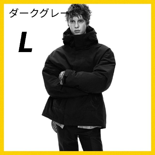 ユニクロ ジルサンダー ハイブリッドダウンオーバーサイズパーカーL UNIQLOジャケット/アウター