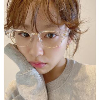 スナイデル(SNIDEL)のMEME clear cat sunglasses(サングラス/メガネ)