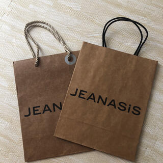ジーナシス(JEANASIS)のJEANASIS ショップ袋 紙袋　2枚セット(ショップ袋)