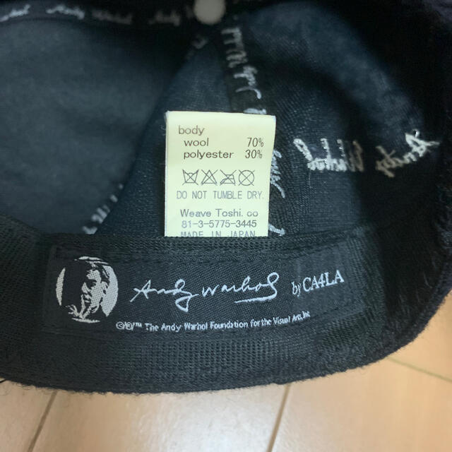 CA4LA(カシラ)のCA4LA ウールキャップ メンズの帽子(キャップ)の商品写真