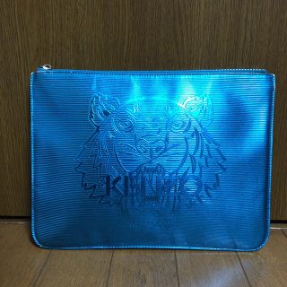 ケンゾー(KENZO)のKENZO✨青クラッチバック✨(セカンドバッグ/クラッチバッグ)