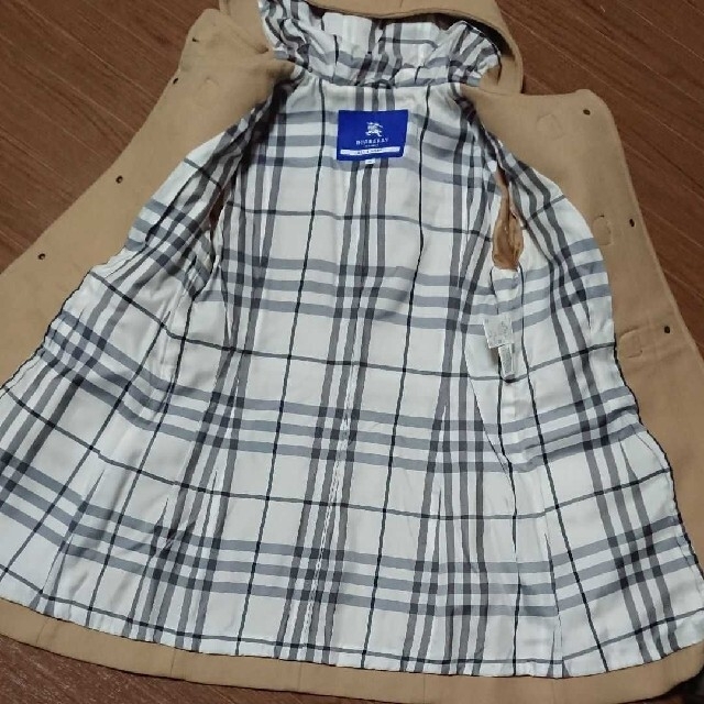 BURBERRY バーバリー ブルーレーベル アンゴラ混 ダッフルコート 38