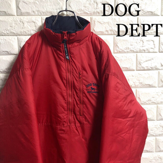 ドッグデプト(DOG DEPT)のDOG   DEPT  ドックデプト  ナイロンジャケット　刺繍ロゴ　Lサイズ(ナイロンジャケット)