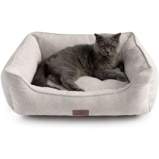 Bedsure 猫・犬 ベッド ベージュ　新品(猫)