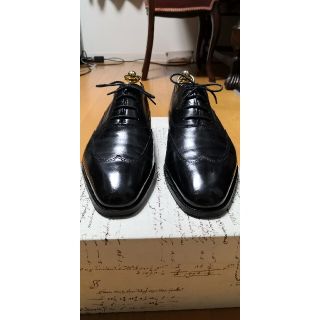 ジョンロブ(JOHN LOBB)のジョンロブ　woodcote　8000ラスト　５Ｅ　ブラックロードカーフ(ドレス/ビジネス)