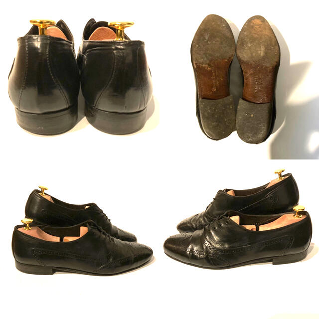 STANLEY BLACKER(スタンリーブラッカー)のStanley Blacker ウィングシューズ ブラック メンズの靴/シューズ(ドレス/ビジネス)の商品写真