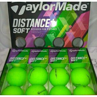 テーラーメイド(TaylorMade)の【新品】テーラーメイド ディスタンス+ ソフト マットグリーン　1ダース　12球(その他)