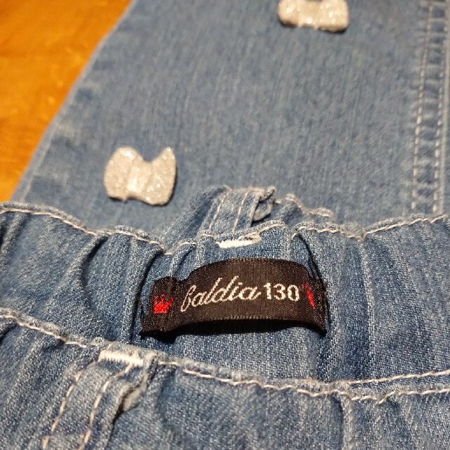 CALDia(カルディア)のCALDia　ブルーデニム　130 キッズ/ベビー/マタニティのキッズ服女の子用(90cm~)(パンツ/スパッツ)の商品写真