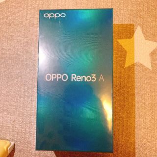 アンドロイド(ANDROID)のOPPO Reno3 A ホワイト SIMフリー 新品 未使用 Yモバ版(スマートフォン本体)