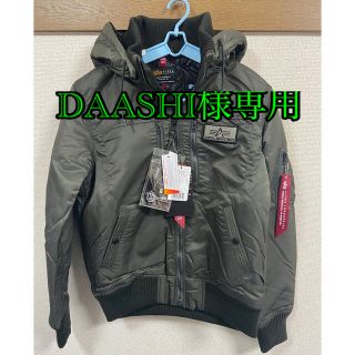 アルファインダストリーズ(ALPHA INDUSTRIES)のアルファインダストリーズ　TA1396 中綿フーデッドリブジャケット　L(ナイロンジャケット)