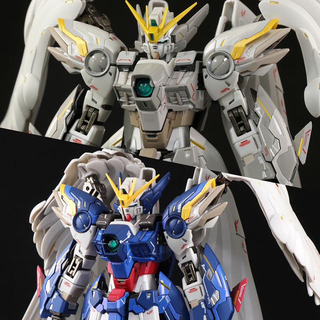 2個セット　GFF MCウイングガンダムゼロ・スノーホワイトプレリュードフィギュア