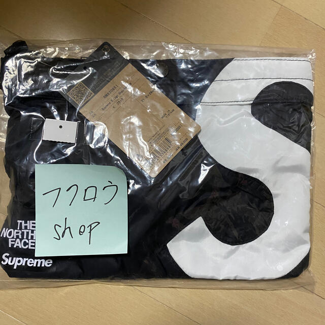 ノースフェイスsupreme s logo shoulder bag  black 新品