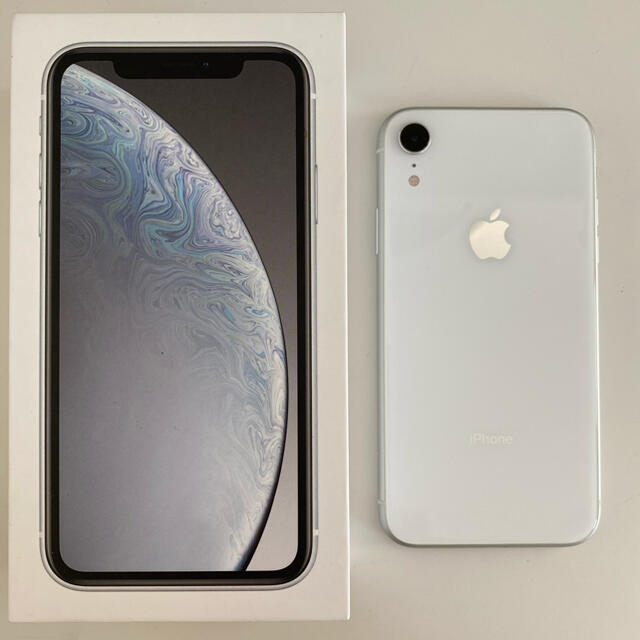 週末限定値下げ　iPhone XR 128GB 本体　SIMフリー　ケース付き