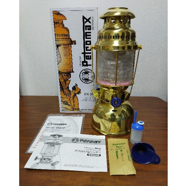 Petromax(ペトロマックス)のペトロマックス　HK500 ブラス スポーツ/アウトドアのアウトドア(ライト/ランタン)の商品写真