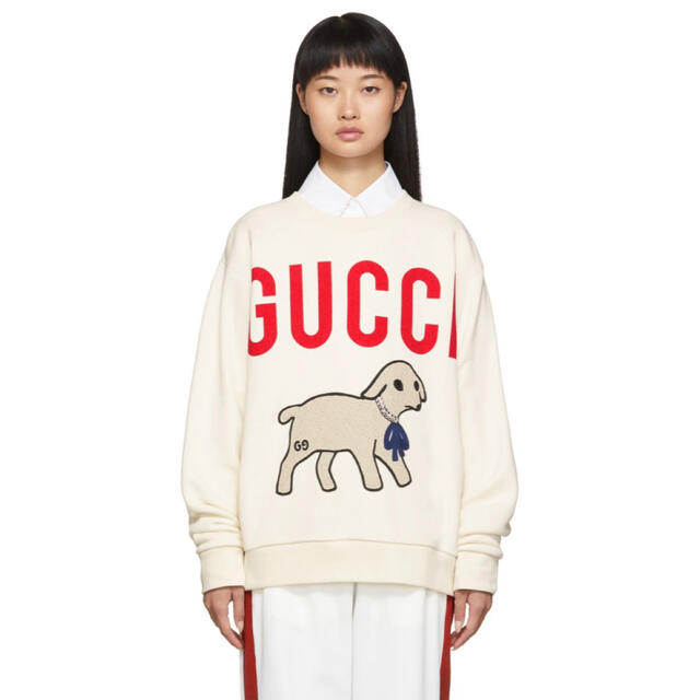 2022超人気 Gucci ストーン付き ナチュラル スウェット XS - トレーナー+スウェット - webblaredorma.org