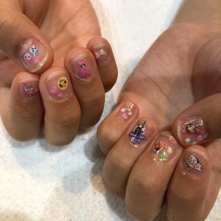 ネイルシール アンパンマン 2枚セット かわいい おしゃれ ネイル