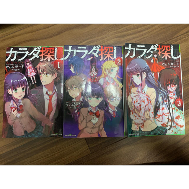 カラダ探し 小説 1 3巻セットの通販 By なんこう 販売再開しました ラクマ