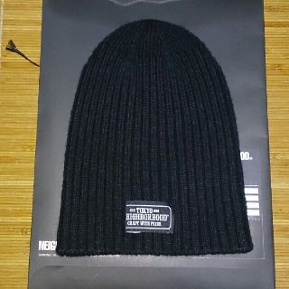 ネイバーフッド(NEIGHBORHOOD)のネイバーフッド BEANIE / AW-CAP ビーニー ブラック 新品未使用(ニット帽/ビーニー)